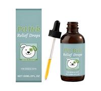 Generisch Pet Skin Care Drops, Cat Dog Skin Repair, Sensitive Solution, Fast Absorbing Drops for Small Medium Large Dogs and Cats, Soothes Irritation, Supports Long Term Health, 60 ml