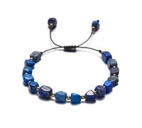 Generisch Petite 4 2 Azul Joyas Beads Pulsera Adjustable Bangle Women New Ancho Pulsera Mm Mujeres Anillos, talla única, Resina