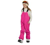 Generisch Peto de nieve ajustable con refuerzo en la rodilla para esquí, actividades al aire libre invernales, Rosa intenso., 9-11Years