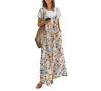 Generisch Peto para mujer Boho - Jumpsuits Wide Leg Traje de pantalón estampado Romper Spaghetti Strap Mono Casual Pantalones Tirantes Ligero Y Ventilado Mono de Verano Oversize Pantalones casuales