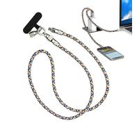 Generisch Phone Lanyard, Fast Charging Cable for Phone, 2 in 1 Anti Theft Cellphone Strap with Portable Charging Cable, Universal Connector for Tablet Smartwatch Earphones Laptop Travel Daily Use