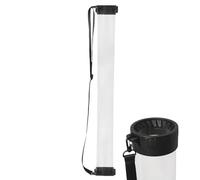 Generisch Pickleball Pickleball Top - 90 x 10 cm - Recolector de pelotas de pickleball portátil, tubo de recogida de tenis transparente, 12 bolas, uso de la cancha de tenis