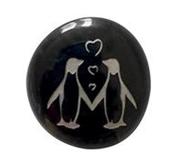 Generisch Piedra de pingüino - | Piedra de pingüino negro para decoración