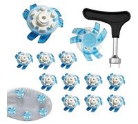 Generisch Pinchos para zapatos de golf, tacos de golf, tacos de golf, calzado antideslizante, tacos de golf de giro rápido, tornillos portátiles para campos de golf, entrenadores de golf