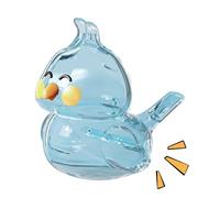 Generisch Pipa de agua con forma de pájaro - Juguete transparente con silbato de juguete para imitación de voces de pájaros, para exteriores, escuela, camping, guardería y viajes