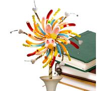 Generisch Pipe Cleaner Bastelset,Neujahrsdekoration DIY Bastel Set,Leuchtende und bunte Pfeifenreiniger - für Kinder, Jugendliche, Heimwerker, Partydekoration, Fotomotive und Windmühlenprojekte
