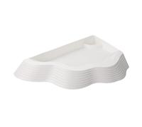Generisch Piscina de reptiles - Cuenco de agua para baño de tortugas con rampa | Antideslizante Tortuga con rampa | Herramienta de baño de reptiles plana | Decoración de acuarios Reptiile Soak Bandeja