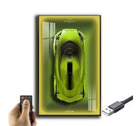 Generisch Placa de pared para Lego 42115 Technic Lambor*ghini Sián FKP 37Racing Car, pintura decorativa para adultos, tabla de pared para regalos de coche LegoModel para amantes de Lego