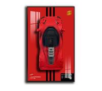 Generisch Placa de pared para Lego Technic Ferrari Daytona SP3 42143 Racing Car Wall Trailer, compatible con coche Ferrari, regalos de decoración para adultos para amantes de Lego
