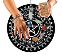 Generisch Placa de péndulo - tablero metafísico de péndulo, accesorio para altar de brujas | herramienta de brujería decorativa para adultos y jóvenes, radiestesia, adivinación, espiritismo