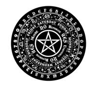 Generisch Placa de péndulo - tablero metafísico de péndulo, accesorio para altar de brujas | herramienta de brujería decorativa para adultos y jóvenes, radiestesia, adivinación, espiritismo