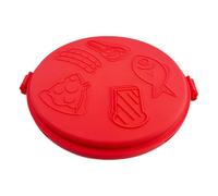 Generisch Plancha para microondas, plancha de calentamiento rápido, tostadora de sándwich para microondas, para horno, cocina, escuela, dormitorio, pizza, panqueques, desayuno