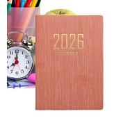 Generisch Planificador 2026 - A7 Diario de Gestión del Tiempo 365 Días Edición Inglés Agenda para Planificación de Objetivos Planificación Presupuestaria Notas Trabajo Escuela Universidad Estudiantes