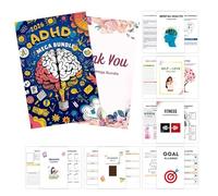 Generisch Planificador diario con horario por hora - Calendario planificador diario 2026 | Diario de nutrición de 300 páginas para planificar tareas salud mental hogar vacaciones ejercicio estudio y