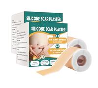 Generisch Plaster de silicona para scars, yeso de silicona, cinta adhesiva reutilizable, cinta rodante, perfecta para la sección Cesarean Section Scar, Scars on the Face, queloide (4 cm x 300 cm) (2