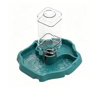Generisch Plato de agua para reptiles, 15,5 x 17,3 x 18 cm, resistente a los golpes, recipiente para comida de tortuga para Gecko Snake Frog Pet Chameleon Terrarium Tank Home Habitat Accessory