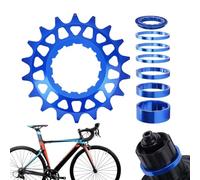 Generisch Plato de cadena, piñón libre de repuesto 16Z/18Z, para uso en carreteras urbanas, exteriores, bicicleta de montaña, bicicleta de carretera, adecuado para principiantes, adultos, niños y