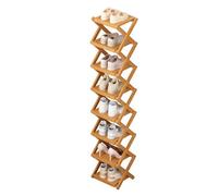 Generisch Plegable | Soporte de almacenamiento estrecho vertical de 8 | Organizador de ahorro de espacio - para casa, apartamento, garaje, dormitorio, estudio, esquina