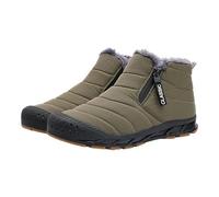 Generisch Plüsch warme Baumwollschuhe tragen und rutschfeste Schneestiefel Fünf-Finger-Baumwollschuhe Outdoor-Sportschuhe Herren- und Damen-Wanderschuhe Schuhe Schwarz Herren 44, Verde, 41 EU