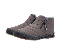 Generisch Plüsch warme Baumwollschuhe tragen und rutschfeste Schneestiefel Fünf-Finger-Baumwollschuhe Outdoor-Sportschuhe Herren- und Damen-Wanderschuhe Schuhe Schwarz Herren 44, marrón, 46 EU