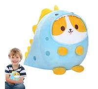 Generisch Plush Toys Soft Short Plush Dinosaur Owl Mermaid Doll Cute Stuffed Animal Gift Comfort Sleep Aid Friend Kids Pp Cotton 200g 4 Pack Collectible Set