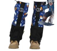 Generisch Polainas de Nieve para niños, protección para Las piernas al Aire Libre para Botas de Nieve para niños, protección Ligera para Aventuras de Invierno al Aire Libre, Jugar, Camping, jóvenes