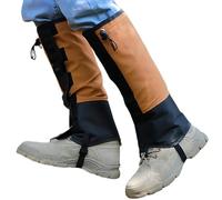 Generisch Polainas de senderismo - Cubierta impermeable ajustable a prueba de arena, polainas de sendero, para hombre y mujer, botas de senderismo para nieve, zapatos de invierno, trailrunning césped