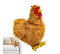 Generisch Pollo de peluche | Juguete de gallo suave, juguete de acompañamiento suave para niños, regalo de cumpleaños o vacaciones