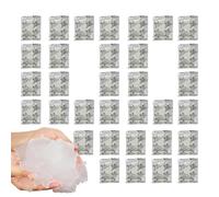 Generisch Polvo de absorción de - Gel eliminador de olores, 100 Unidades de solución de coagulante para Inodoro, Fuerte absorción de Agua, Limpiador de residuos de para Senderismo