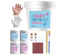 Generisch Polvo de huellas de manos para niños, juego de huellas de manos, polvo de impresión, para sala de juegos, cumpleaños, vacaciones, hogar, familia, habitación infantil, sala de estar