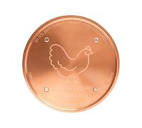 Generisch Pond Shield - Mineral Cleansing Coin for Hygiene | Circular Copper Insert with Natural Ion Action & Slim Flat Design for Livestock Troughs, Chicken Areas, Poultry Stations