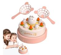 Generisch Pop Out Catch Game, Interactive Rabbit Toy, 7.28x4.92 Inch Entertainment with Music, Portable Educational Activity Toy for Kids Age 3+, Fun, Travel, Backyard, Camping