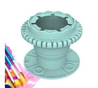 Generisch Porta Pennelli Tavolozza - Supporto pittura en silicona per artisti con organizador per pennelli e palette, ideal per studio aula casa, facile da pulire