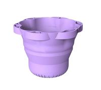 Generisch Porta Pennelli Tavolozza - Supporto pittura en silicona per artisti con organizador per pennelli e palette, ideal per studio aula casa, facile da pulire