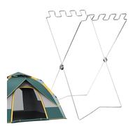 Generisch Portabolsas de basura, marco de soporte plegable de metal, 22,05 x 12,6 pulgadas, organizador de residuos ligero para hierbas, cocina, avalancha, camping, balcony, compacto y