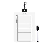 Generisch Portapapeles de voleibol, entrenamiento de pelota, bádminton White Board para entrenador, panel de alineación, entrenador táctico