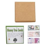 Generisch Prank Gift Box - Fidget Prop for Fun | Money Inspired Theme with Amusing Style & Interactive Joke Toy for Men, Family, April Fools' Day and Holiday Events 5 x 5 cm