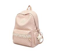 Generisch Preppy Backpack - Bolsa escolar ligera de gran capacidad, 410 g | Bonita mochila esthetic para escuelas, zoológicos, fiestas, parque, jardín, camping, Picnic Walking Tablets Textbooks Snacks