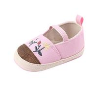 Generisch Primeras zapatillas de bebé suela suave y estable para niñas y niños, Rosa., 20.5 EU
