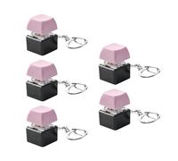 Generisch Probador de teclado versátil de 5 piezas, llavero portátil para desplazamientos de oficina, terapias fidgets y sampler