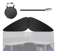 Generisch Protector de escritorio de oficina, resistente a los rayos UV, ventilada, plegable, protección de esquina, para personas sensibles a la luz, para esquinas, lugares de trabajo y