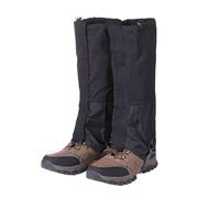 Generisch Protector de piernas para hombre resistente al agua - calentadores ajustables para botas - protección para exteriores, invierno, paisaje, montañismo, raquetas de nieve, correr, botas de