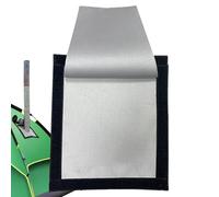 Generisch Protector textil para chimenea de camping - 23 x 20 cm, protección antiincendios, barrera de ventilación a prueba de tormentas | , Expedición, Trekking, Temporada Fría, Desierto