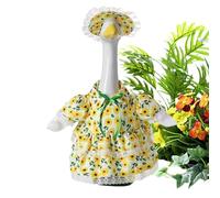 Generisch Puerta con diseño de girasoles | Juego de figuras de ganso para patio trasero, decoración otoñal en el área de la piscina, primavera, césped, jardín, exterior