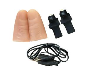 Generisch Pulgar luminoso resplandeciente - Batería integrada | Luz de dedo mágica - LED Punta de pulgar Ultra Brillante Blanco - Accesorio ilusionista para escenario rendimiento brujería calle