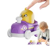 Generisch Pulse y lote coche - oso retroceso,Juego de impresión interactiva Vehículo Juguetes - Para Niños y Dormitorio Hogar Viajar Aula Preescolar Vacaciones Cumpleaños Navidad