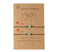 Generisch - Pulsera de acero inoxidable con mensaje de joyería Z5N8, regalo mm, 2 anillos de acero, talla única, Papel
