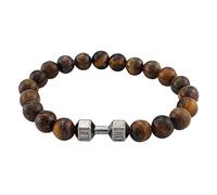 Generisch Pulsera de actividad para mancuernas de metal versátiles pulseras joyas par de pulseras, talla única, Emperor Stone, No es una piedra preciosa