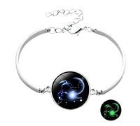 Generisch - Pulsera de color rosa para hombre, diseño de anillos de fantasía en pulseras y accesorios para hombres, frases 2 clásicas, pulsera apilable anillos, talla única, Metal