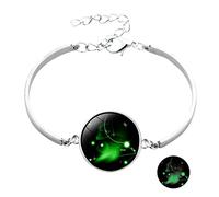 Generisch - Pulsera de color rosa para hombre, diseño de anillos de fantasía en pulseras y accesorios para hombres, frases 2 clásicas, pulsera apilable anillos, talla única, Metal